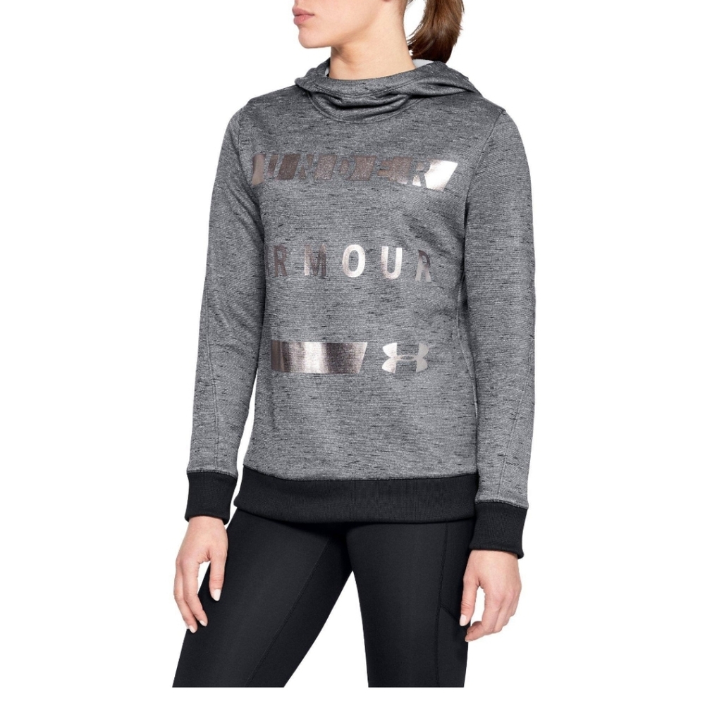 UNDER ARMOUR FLEECE HOODIE WOMEN'S SWEATER SIZE M - Picture 1 of 11